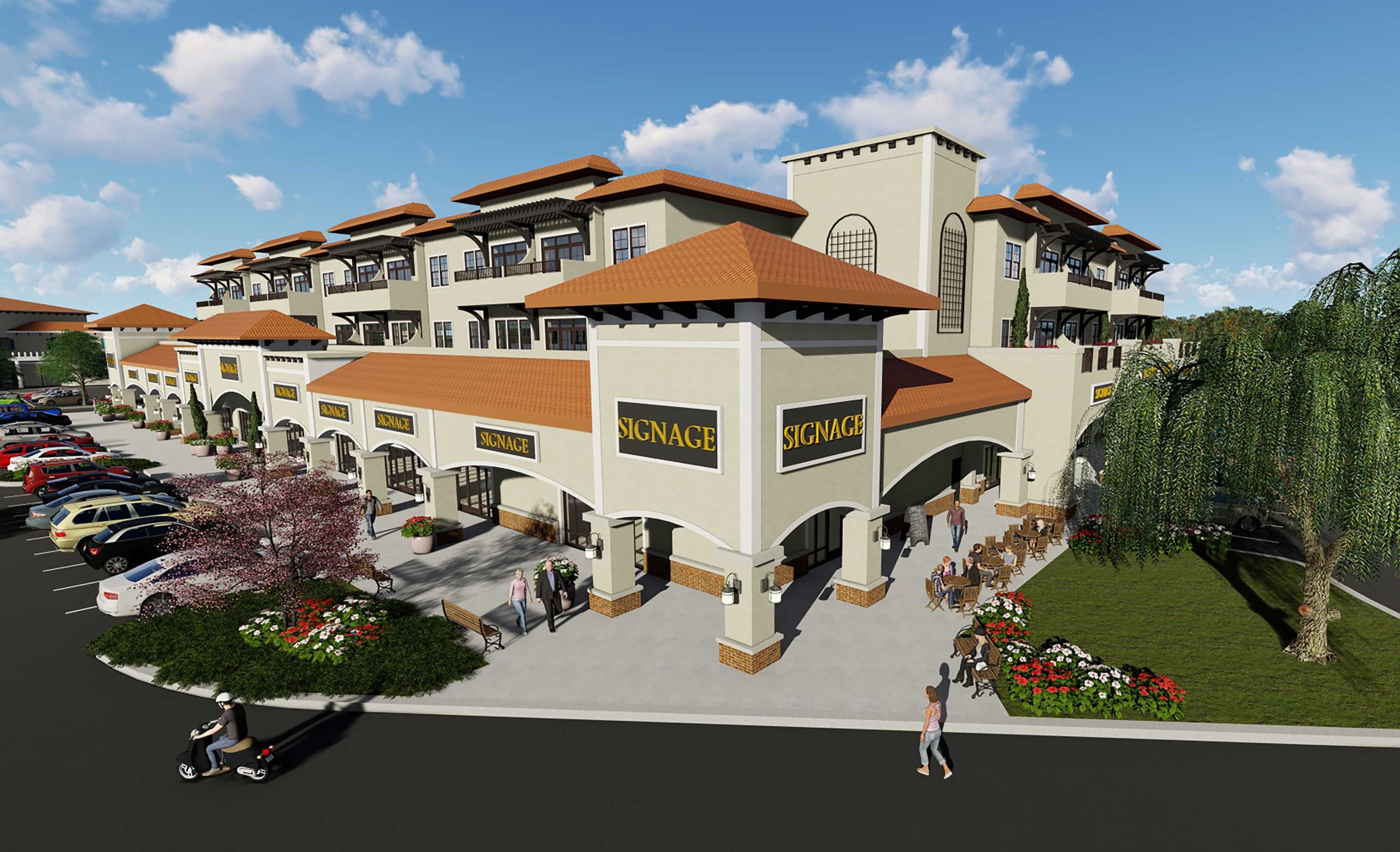 Manalapan Crossing Mixed-Use Building - Bancroft Construction 